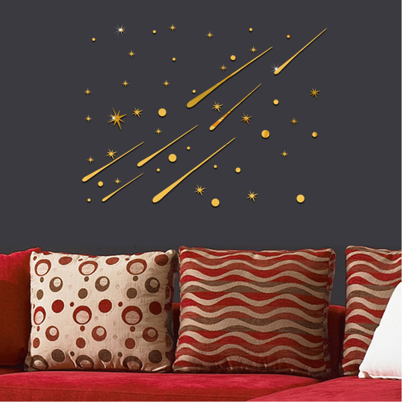 JM039 living room TV wall ceiling ceiling ceiling meteor mirror decorative stickers three-dimensional wall stickers mirror JM039 living room TV wall ceiling ceiling ceiling meteor mirror decorative stickers three-dimensional wall stickers mirror