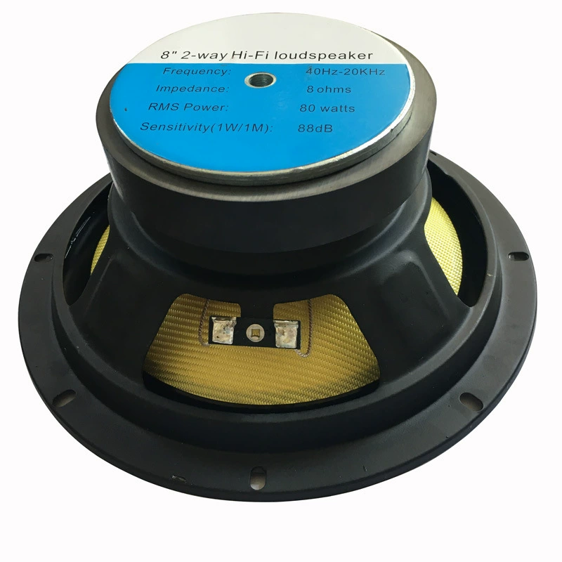 8-дюймовый колонокый динамик автомобильный HIFI колонка среднечастотный гудок прямой к басовой трубе автомобильная колонка