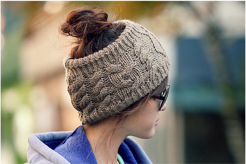 Women's Korean Style Solid Color Eaveless Wool Cap display picture 5