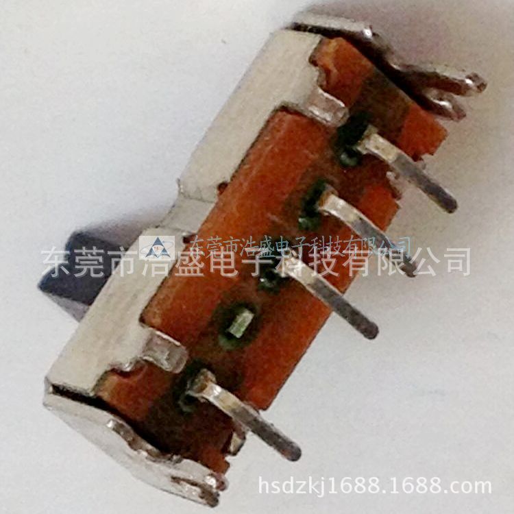 厂家生产六脚弯角拨动开关 SS13D12弯曲针脚两个插脚SS13D01弯曲