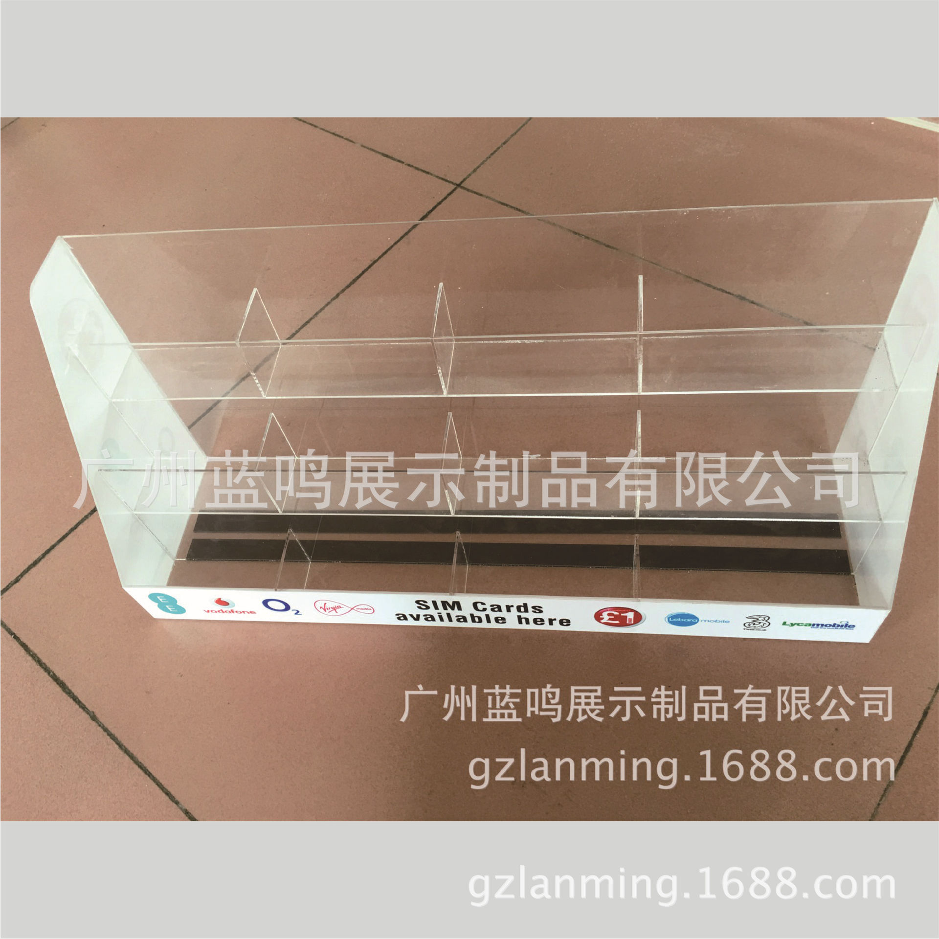 收银台亚克力陈列架定制 有机玻璃多层展示架 快销品透明陈列架