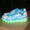 Fluorescence lightweight sneakers for beloved suitable for men and women, Korean style, wholesale