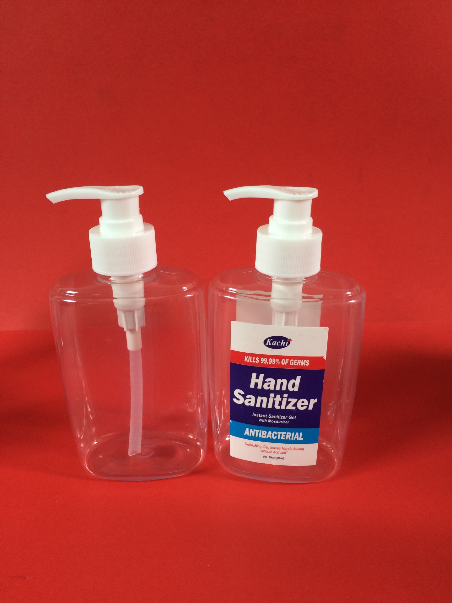 厂家供应pet塑料296ml洗手液乳液瓶 洗发水沐浴露瓶 压泵扁瓶