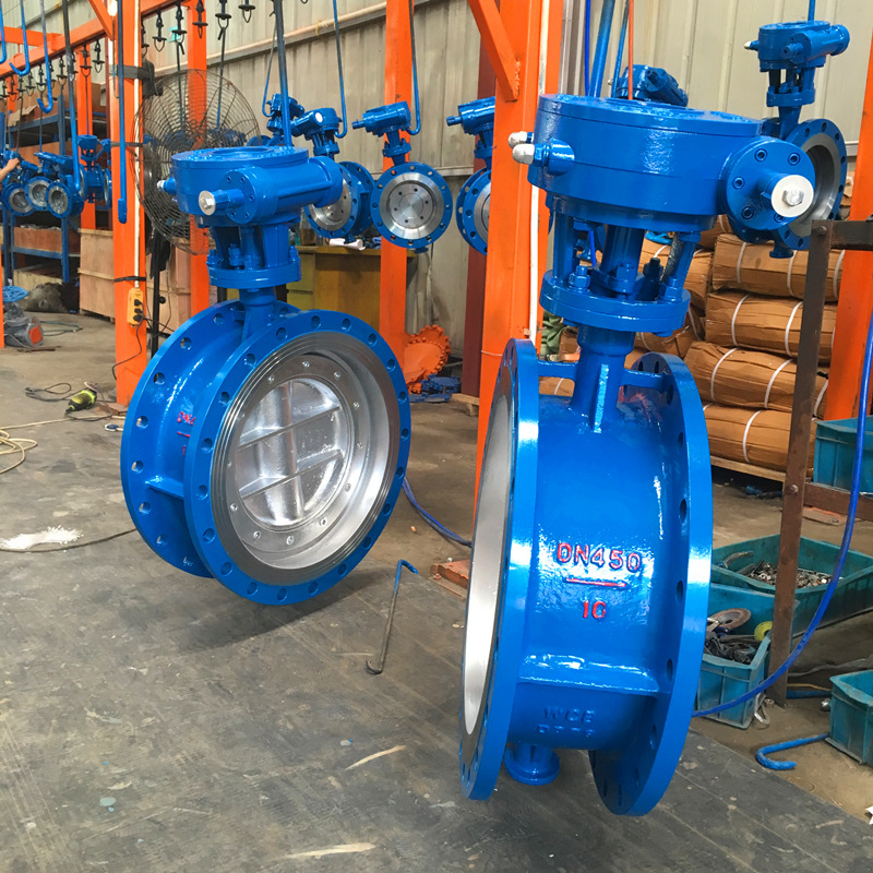 【铸钢阀门】手动蝶阀/D343H/涡轮硬密封/法兰蝶阀 质量保证