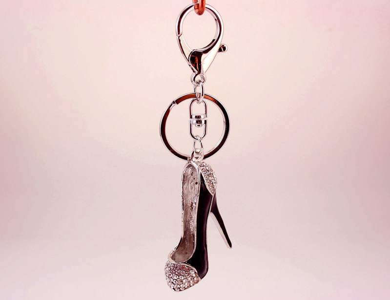 Korean  Creative Diamond-studded Ladies Crystal  Keychain display picture 2