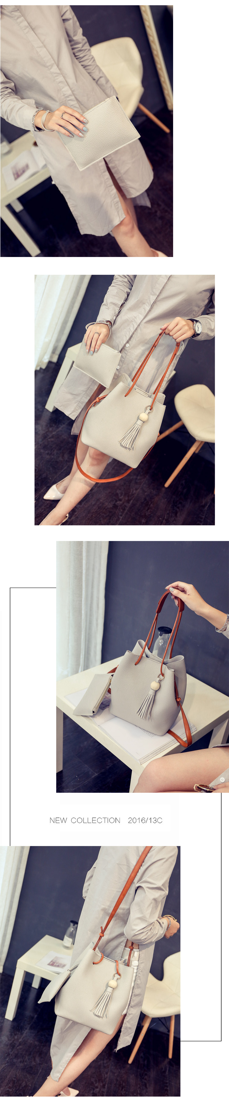 New Fashion Tassel Mother And Child Bag display picture 11