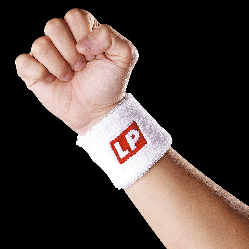 正品LP662棉质手腕汗带吸湿吸汗擦汗毛巾护手腕2只装健身运动护具