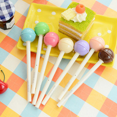 Wholesale Korean Stationery Same as "Silent Love" - Rainbow Lollipop Neutral Gel Pens Creative Cute Fun Pens