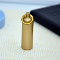 ZORRO/Zoro Brass Kerosene Waterproof Lighter Creative Mini Personal Sandpaper Lighter