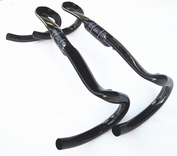 Full carbon fiber road bicycle break wind bend handle 31.8*400/420/440mm inner alignment matte light Full carbon fiber road bicycle break wind bend handle 31.8*400/420/440mm inner alignment matte light