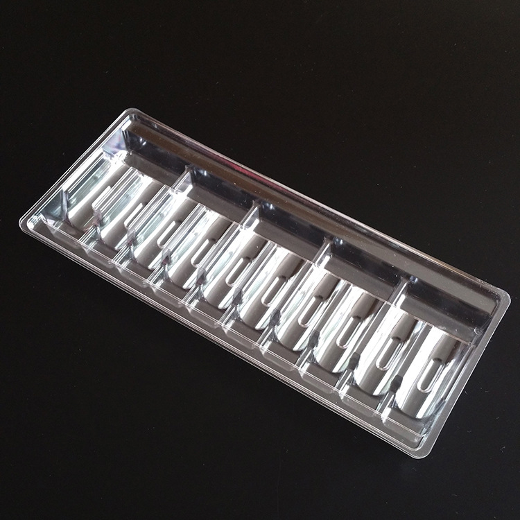 针剂瓶吸塑内托pvc吸塑盒透明pet塑料托盒口服液吸塑包装批发分装