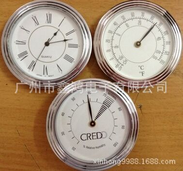 供应55MM温度计湿度计双金属温湿度表非接触式恒湿盒加湿器