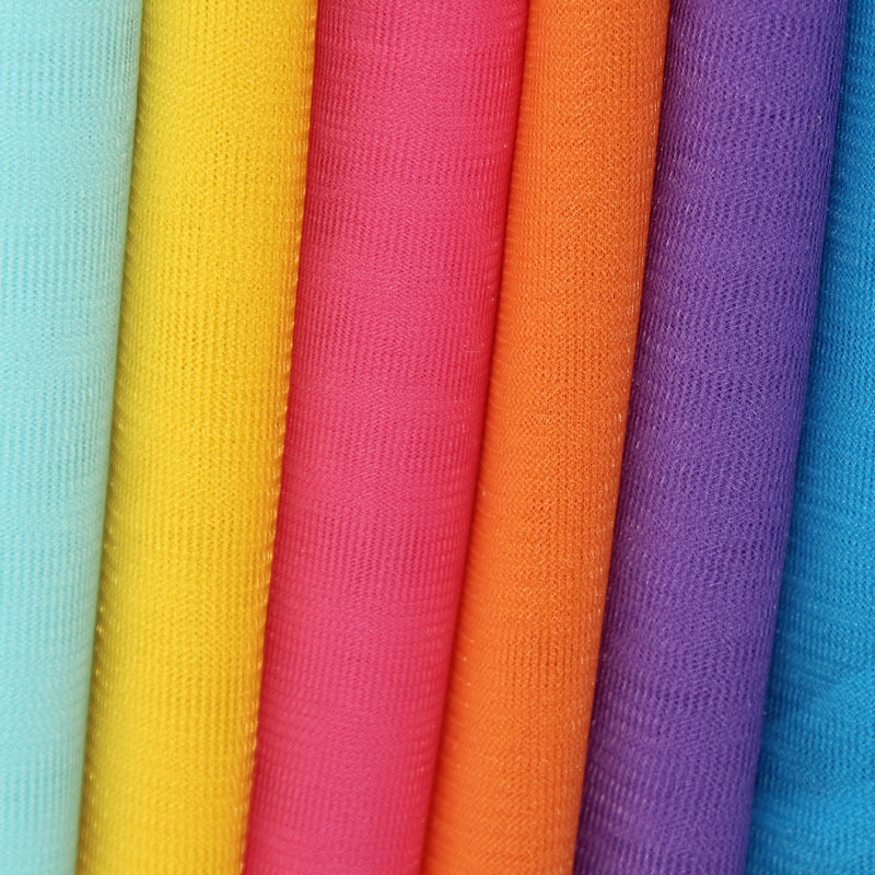 全涤纶20D无弹力童装裙子网布 婚纱平纹网布网眼布批发