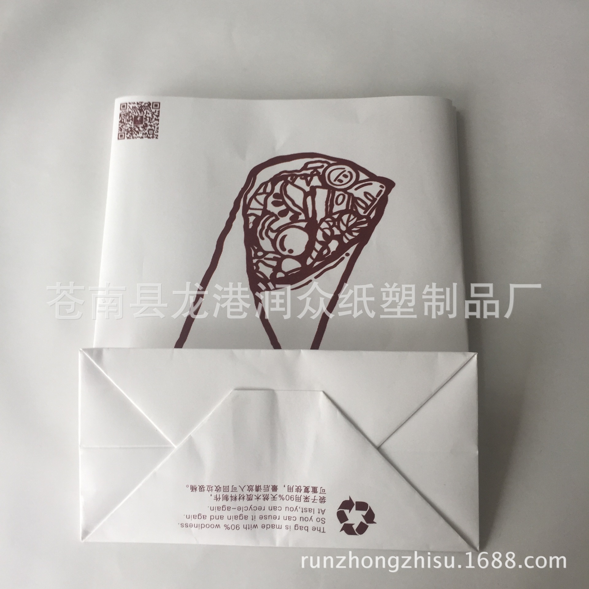 牛皮纸 纸袋 现货服装袋 手提袋定 做 包装袋定 制 茶叶礼品袋