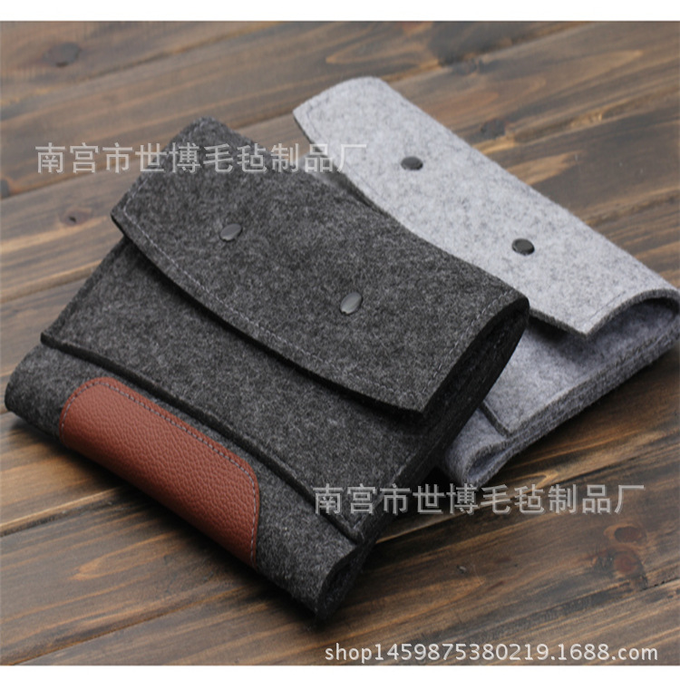 厂家批发供应毛毡电脑包毛毡平板电脑包毛毡电脑保护套支持定做
