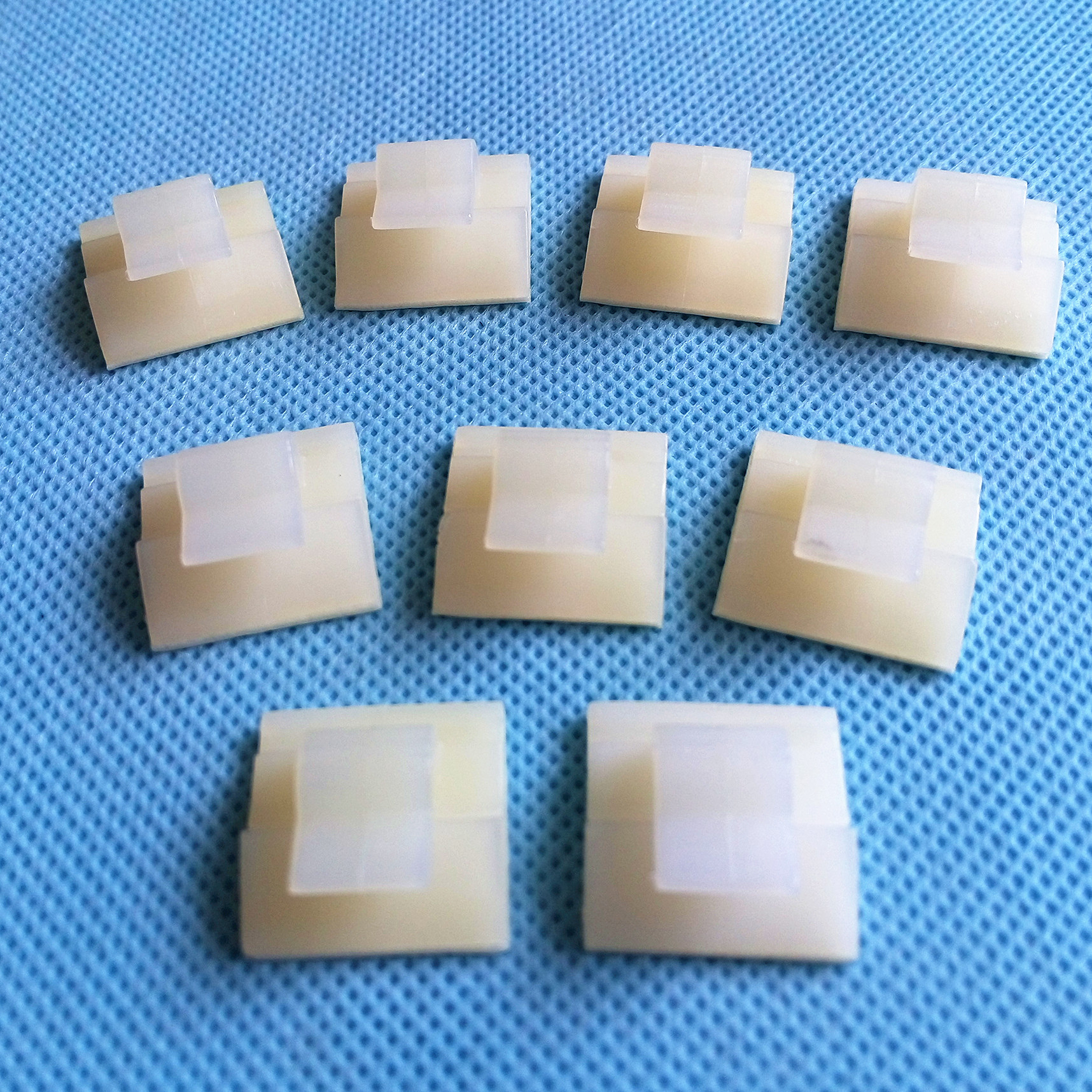 东莞厂家批发 粘式视频线固定座 背进口三M胶布线座 电源线固线夹