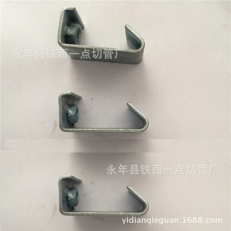 专业厂家生产 M8 M10 M12丝杠吊钩 C型钢挂钩 吊顶用挂钩牙条吊钩
