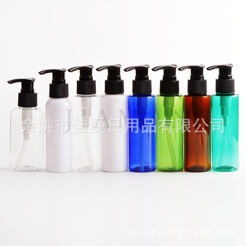 供应100ml乳液瓶 院装瓶 精华乳瓶 洗发水 沐浴露 精华素瓶子