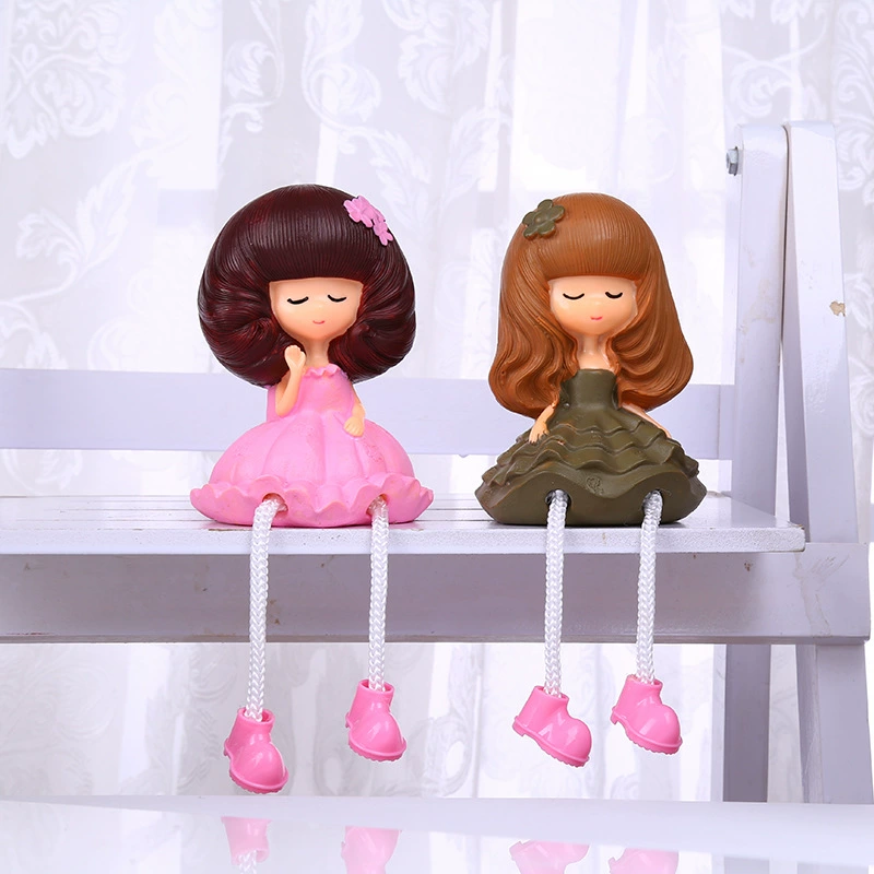 Doll, cartoon resin decor, upgraded version
