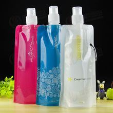 旅行折叠水袋便携饮用水壶 PE塑料水袋户外饮水装备