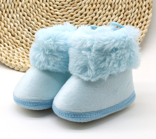 New boots 0-1 year old children thickened cotton shoes non-slip velvet soft bottom baby shoes ZJ001