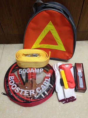 7件套汽车应急工具包 组合工具箱 4S保险礼品 自驾随车套装|ms