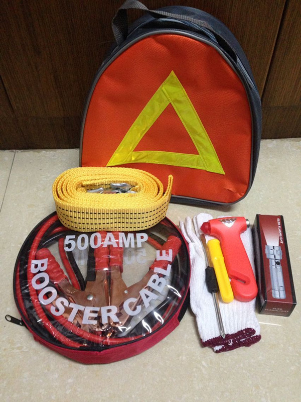 7件套汽车应急工具包 组合工具箱 4S保险礼品 自驾随车套装|ms