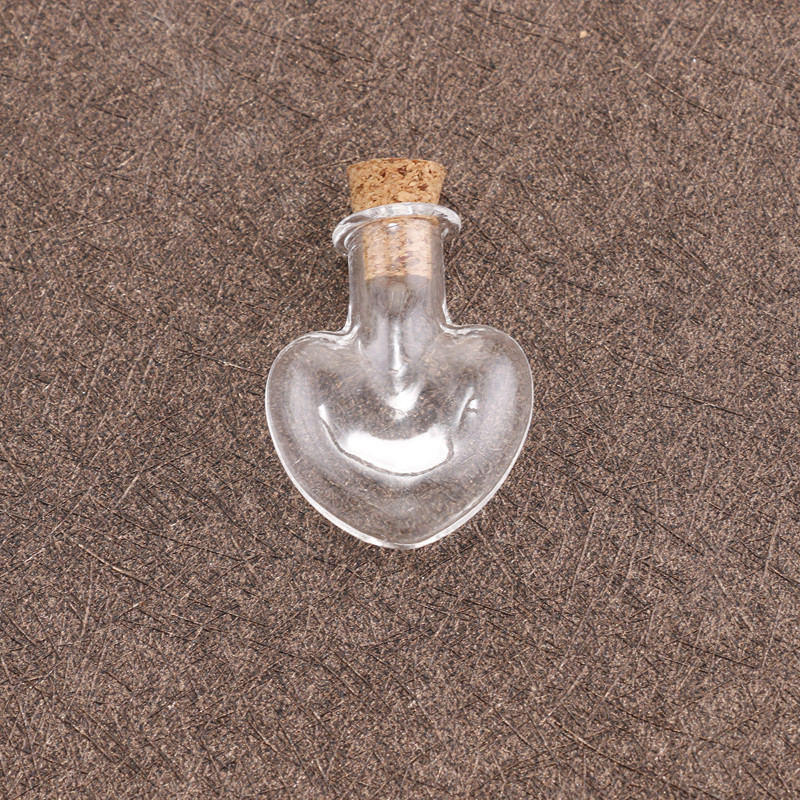 5g Weight Ornaments Jewelry Making Type 2.5-3CM Jewelry Making Size Drift bottle Classification 1 Piece Quantity Wooden plug, Glass Material Geometric Pattern Simple Style Style 1 Piece 2.5-3CM Wooden Plug Glass Geometric Drift Bottle 43