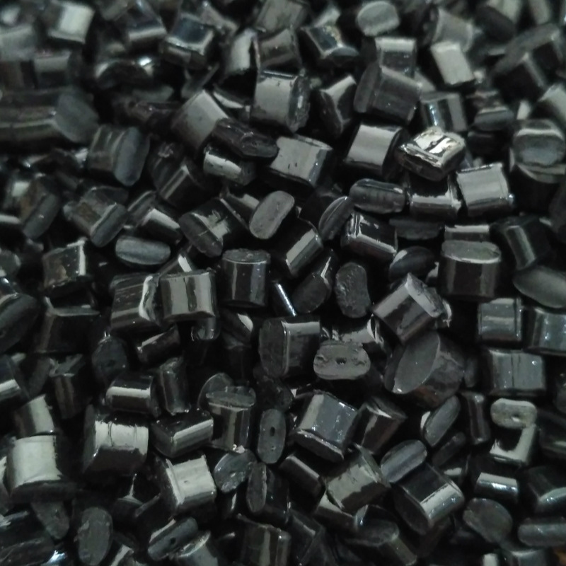 批发供应黑色 abs再生料 颗粒 高光高韧性/替代新料 无水花无麻点