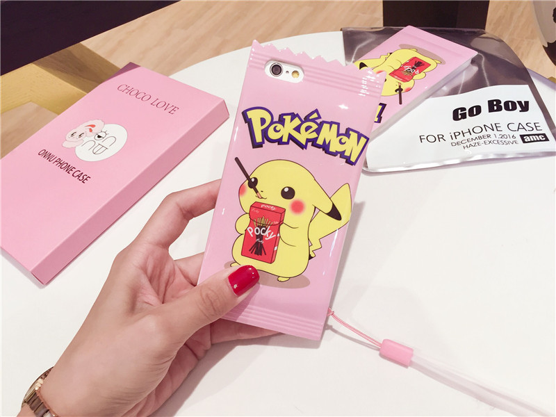 詳情_iphone6splus手機殼 IMD蘋果6糖果比卡丘