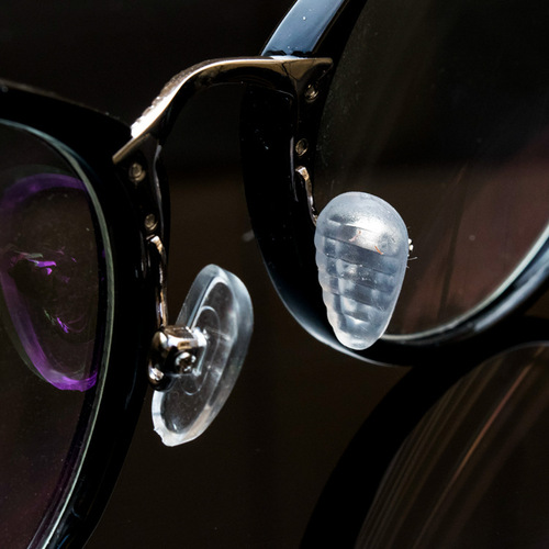 Silicone Air Cushion Non-Slip Nose Pads, Lightweight and Comfortable Nose Pads, Universal Standard Version, Eyeglass Accessories, Simple Packaging