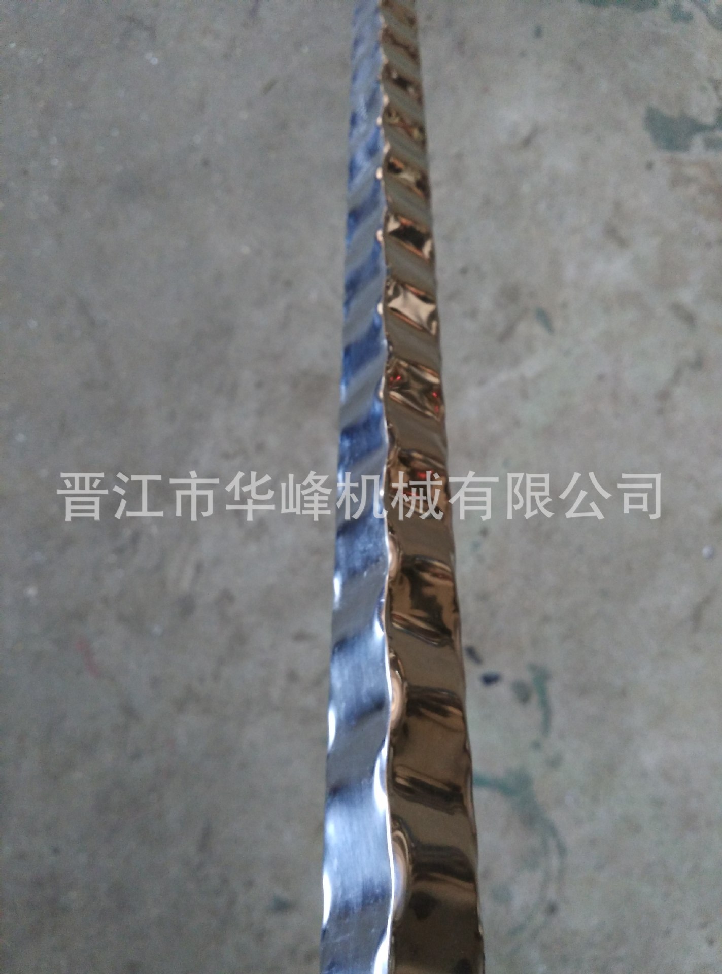 不锈钢波浪管压花机械 点花管压型机器