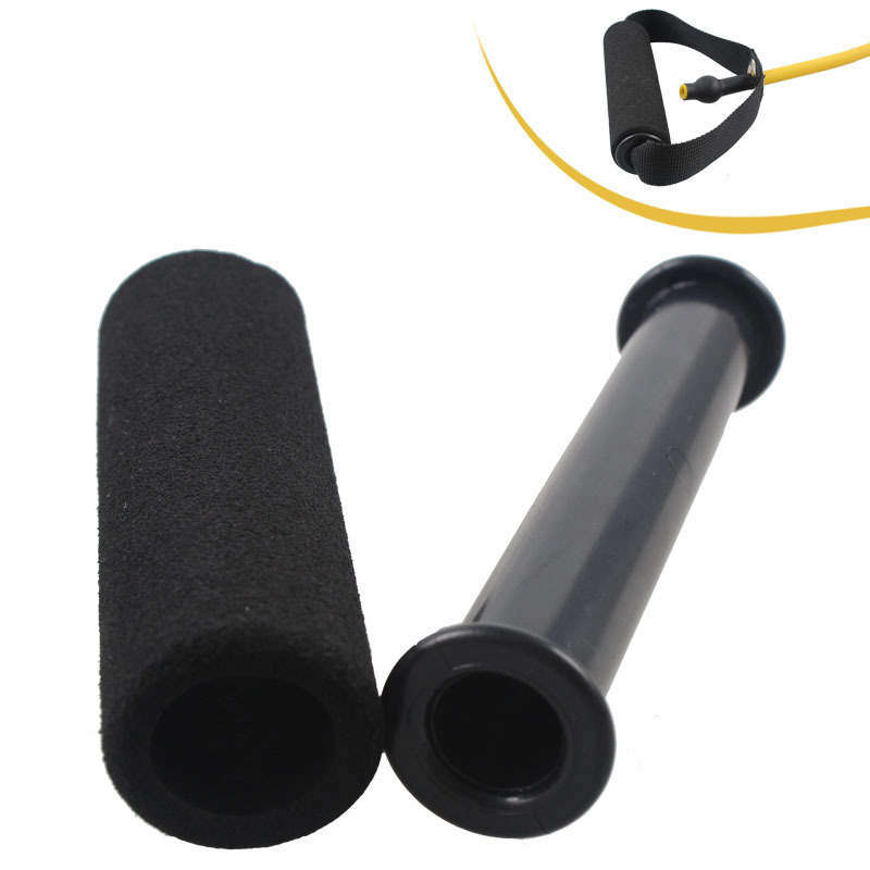 供应橡塑手把套 手柄/拉力绳把手 拉力器配件 健身器配件