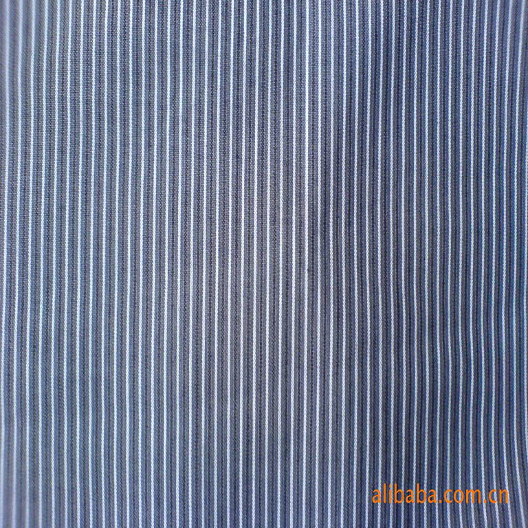 厂家优质棉锦弹力色织布 条纹提花全棉服饰用布