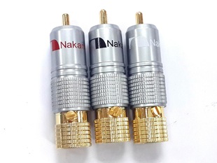 Integrated Midway Solderless RCA Plug/midway Lotus Plug/high Quality Sakamoto Lotus Plug