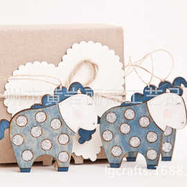 儿童创意装饰品木制小马驹摆件 热销家居装饰