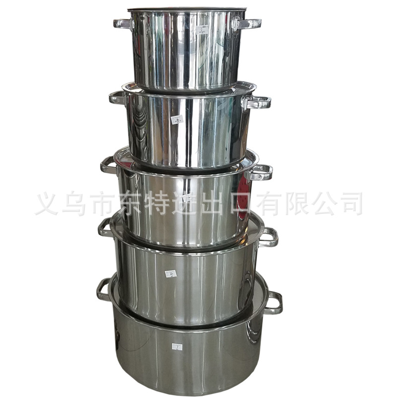 Factory direct sales of 2.0mm thick stainless steel American-style square tube ear multi-purpose pot, household multi-purpose Western-style soup pot detail image 8