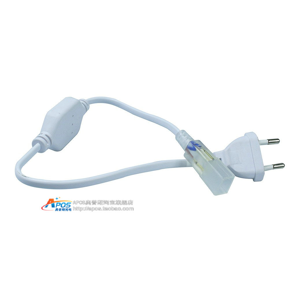 supply 220v Lamp with power 5050 Flexible Strip Light Special plug Waterproof high pressure LED Lights with accessories