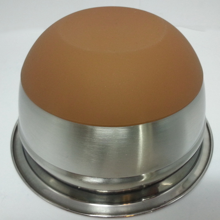 Factory direct sales: Stainless steel salad basin, anti-slip silicone bottom, egg-beating basin with cover, colorful kneading basin, thickened and deepened basin detail image 8