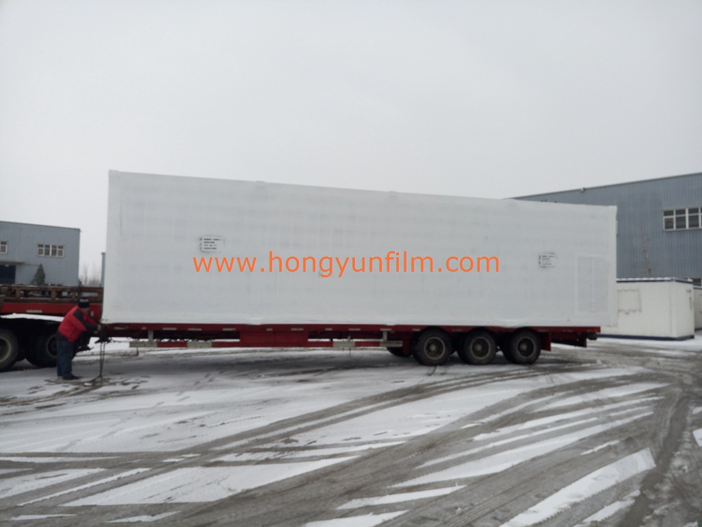 火车、动车、卡车、飞机包装收缩膜 乳白收缩膜