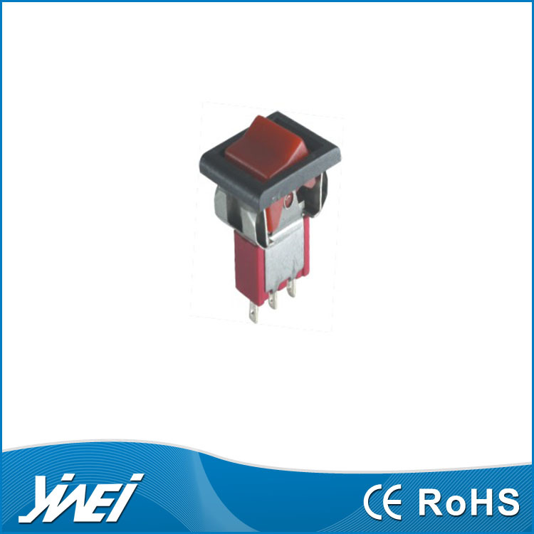 3只脚黑色框红色柄钮子开关 YW2-412