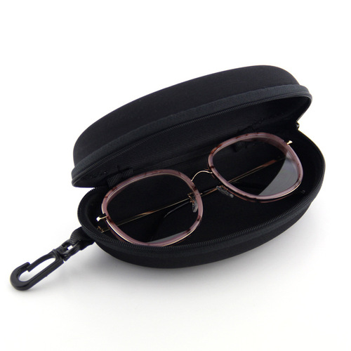 Portable clip-on sunglasses case, pressure-resistant dark sunglasses box, nearsighted glasses eye glasses frame case packaging
