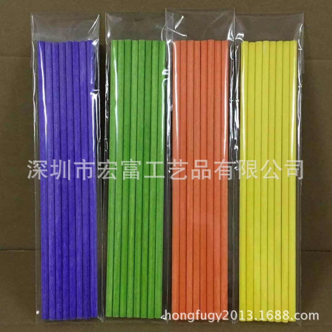 Coloured Fiber Bar Aromatherapy volatile stick Aromatherapy water uptake Swab Home Fragrance