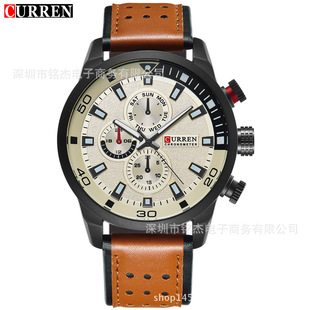 CURREN �����8250��ʿʯӢ�ֱ� �����ەr�����e�\����ʿ��ˮ�ֱ�