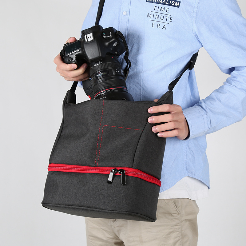 7513 goods in stock Camera bag Camera equipment Storage bag One shoulder Diagonal waterproof SLR camera bag