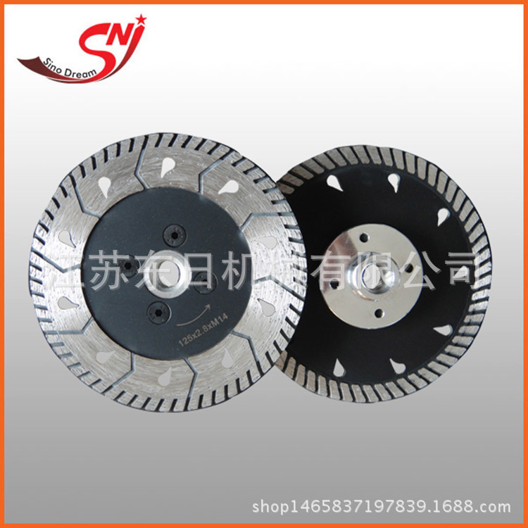 75mm-230mm双面圆锯片 热压金刚石波纹切割片花岗岩大理石磨切片