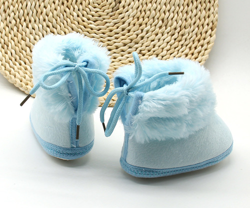 New boots 0-1 year old children thickened cotton shoes non-slip velvet soft bottom baby shoes ZJ001