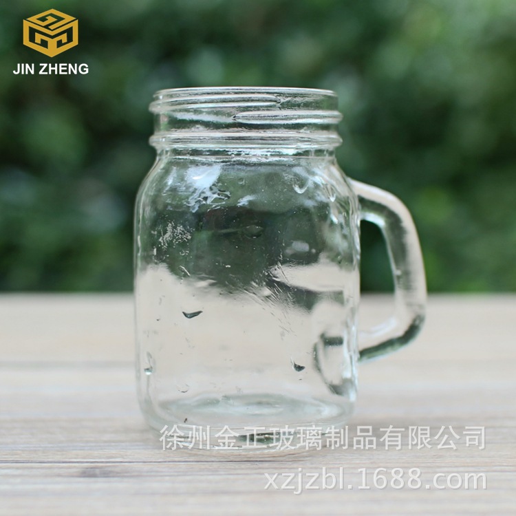 现货 125/130ml 透明迷你把子杯 带盖密封玻璃杯