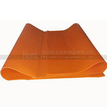 專業生產 塑料包裝機械硅膠板 5mm高平整超耐磨耐高溫紅色硅膠片