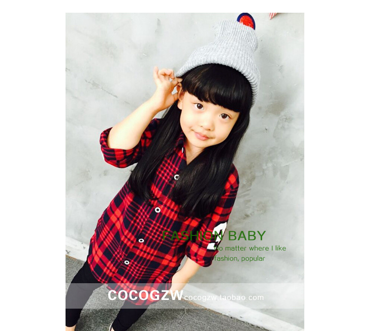 Chemise fille à manche longue - Ref 2085975 Image 8